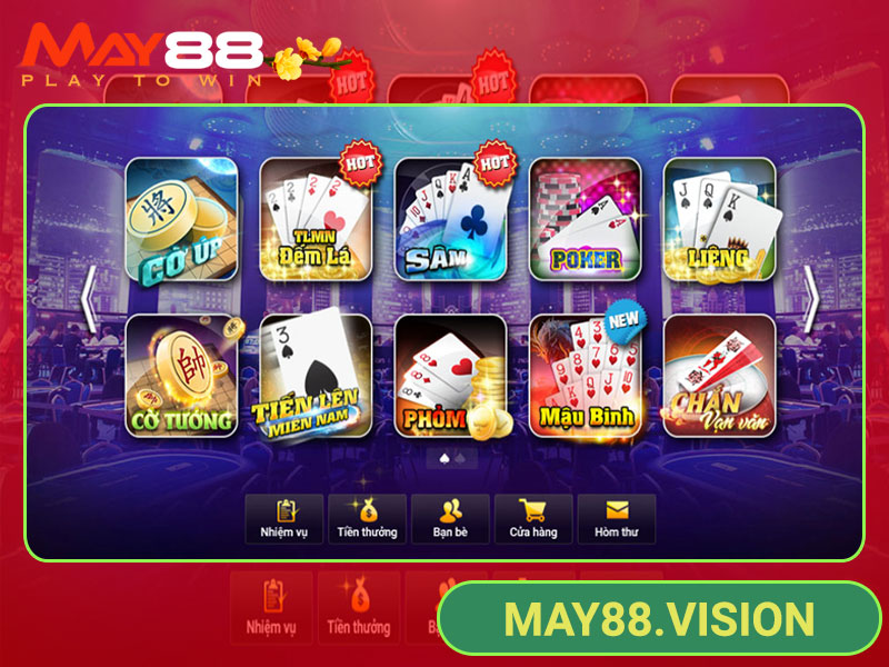 Tham gia game bài May88 ngay hôm nay